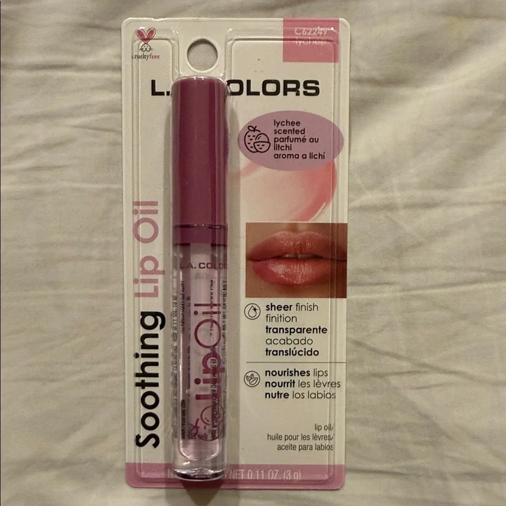 L.A. Colors Soothing Lip Oil Collection - Red, Orange, Pink, Purple